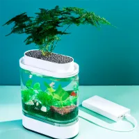 Аквариум Xiaomi Geometry Mini Fish 1.5 л/ Белый photo 4