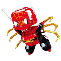 Креативный набор Sluban Spider 2in1 Герои/ Красный photo 2