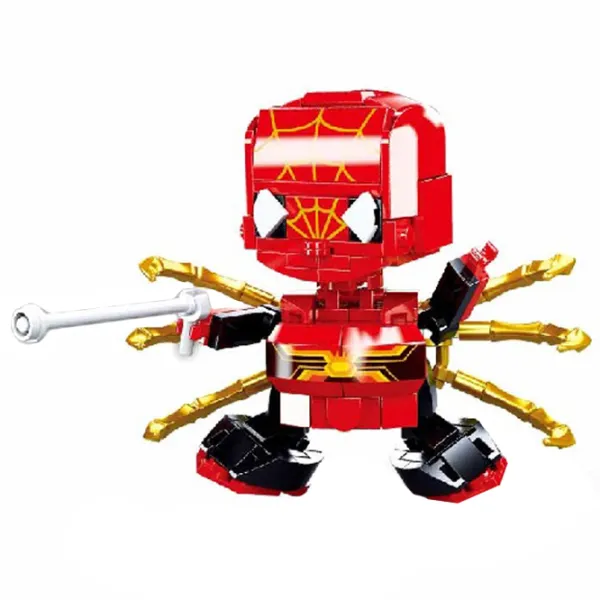 Креативный набор Sluban Spider 2in1 Герои/ Красный photo 4