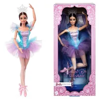 Păpușă Mattel Barbie Signature Ballet Wishes HCB87 balerină / 3+ photo 5
