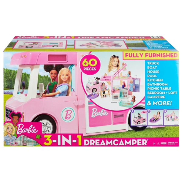 Набор Barbie Dreamcamper 3 в 1 GHL93 3+ photo 8 Набор Barbie Dreamcamper 3 в 1 GHL93 3+ photo 8