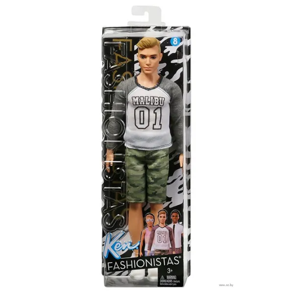 Кукла Mattel Barbie Ken Fashionistas DWK44 модель / 3+ photo 10