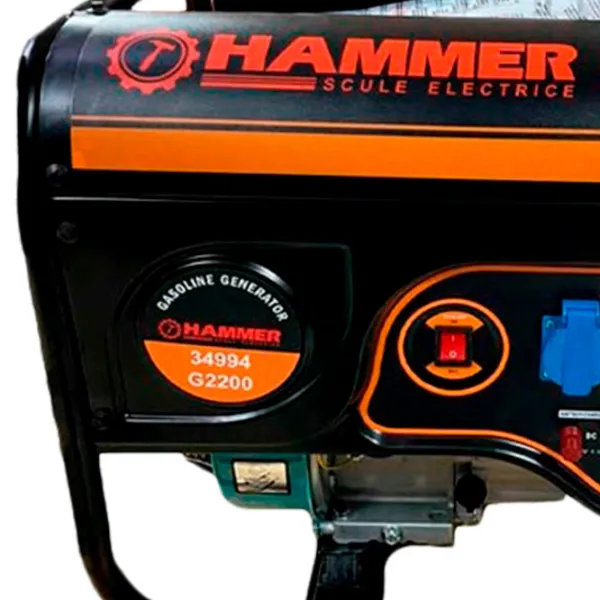 Генератор Hammer G2200 230 В Бензин/ 2.2 кВт photo 2