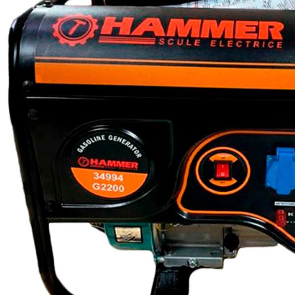 Генератор Hammer G2200 230 В Бензин/ 2.2 кВт photo 2