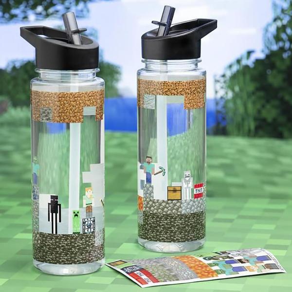 Sticlă pentru apă Fan Paladone Water Bottle And Sticker Set Transparent photo 4