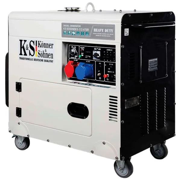 Generator de curent Könner & Söhnen KS 9200HDES-1/ 3 ATSR 230 - 400 V Motorină/ 7.5 kW photo 3
