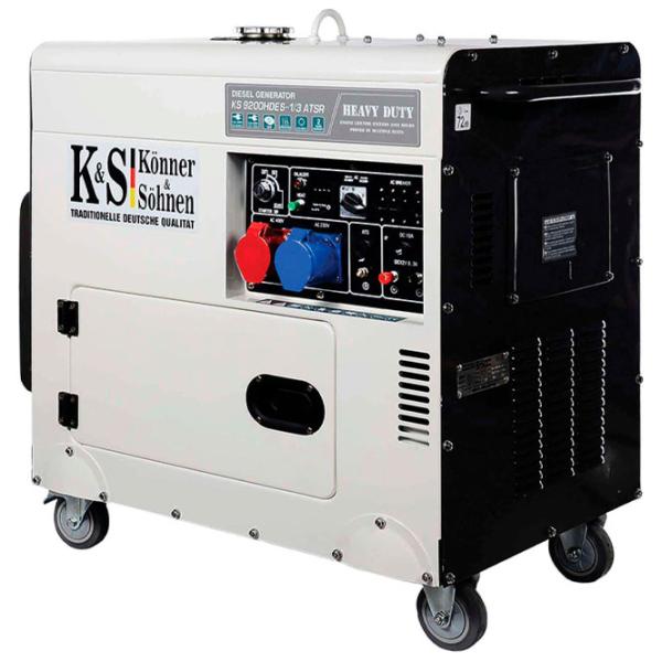 Generator de curent Könner & Söhnen KS 9200HDES-1/ 3 ATSR 230 - 400 V Motorină/ 7.5 kW photo 3
