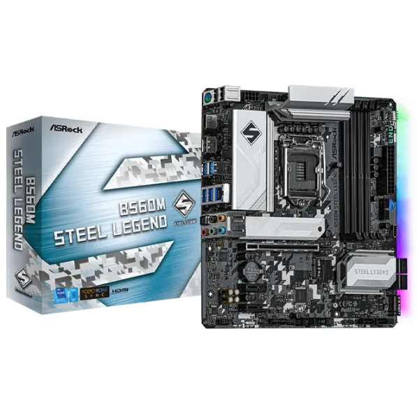 Материнская плата ASRock B560M STEEL LEGEND mATX/ Intel B560M photo 5