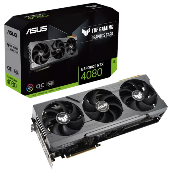 Видеокарта Asus GeForce RTX 4080 TUF GAMING PCI Express x16 4.0 / 16 ГБ photo 8 Видеокарта Asus GeForce RTX 4080 TUF GAMING PCI Express x16 4.0 / 16 ГБ photo 8