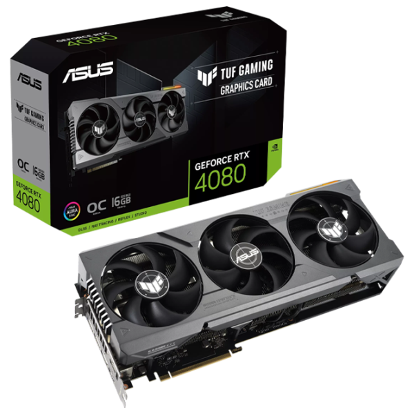 Видеокарта Asus GeForce RTX 4080 TUF GAMING PCI Express x16 4.0 / 16 ГБ photo 8 Видеокарта Asus GeForce RTX 4080 TUF GAMING PCI Express x16 4.0 / 16 ГБ photo 8