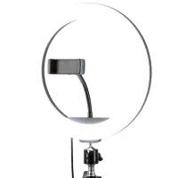 Штатив с круглой лампой Konix Geek Star Ring Light KX-GSRINGLIGHT 260 мм Черный photo 3
