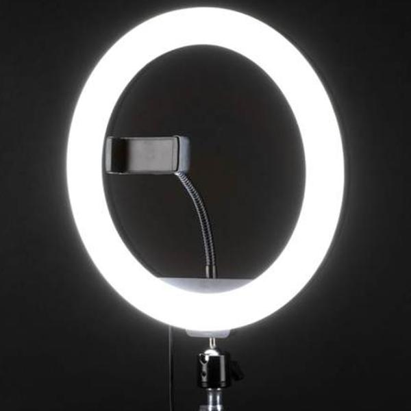 Штатив с круглой лампой Konix Geek Star Ring Light KX-GSRINGLIGHT 260 мм Черный photo 5