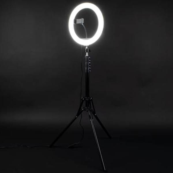 Штатив с круглой лампой Konix Geek Star Ring Light KX-GSRINGLIGHT 260 мм Черный photo 6