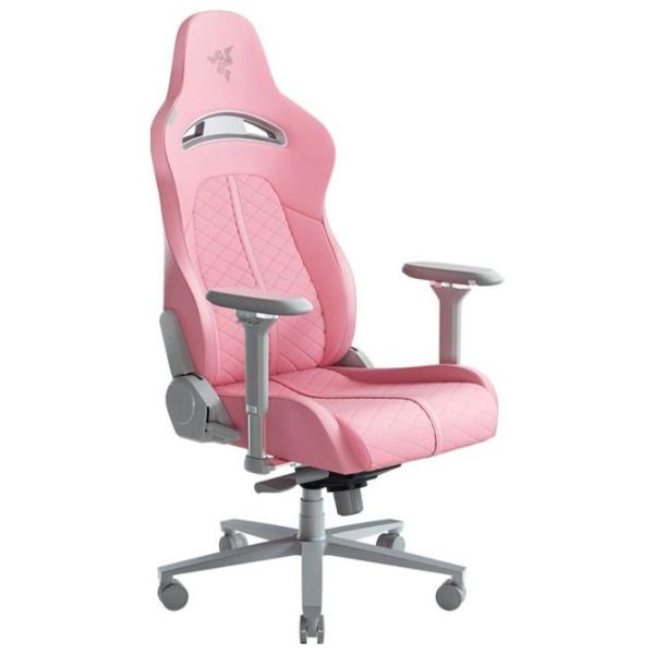 Scaun Gaming Razer Enki Black Pink photo 2 Scaun Gaming Razer Enki Black Pink photo 2