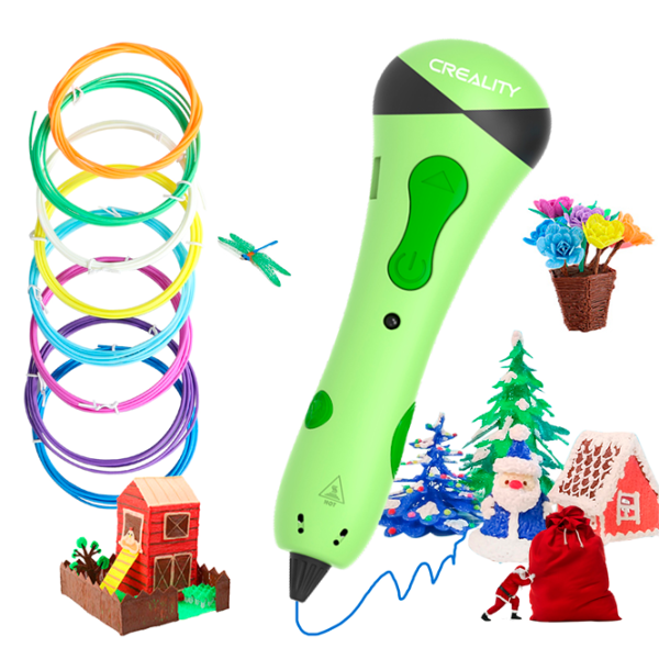 3D ручка Creality Pen-001 Пластик/ Зелёный photo 3