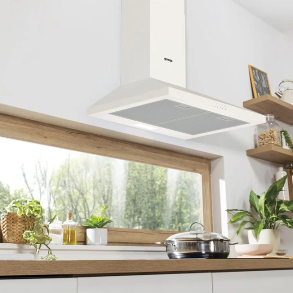 Hotă Gorenje WHC 629 E4W Șemineu/ White/ Gray photo 6