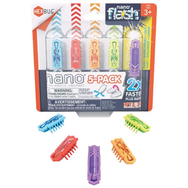 Робот Hexbug Real Bugs Flash Nano 5PK Mixed 433-6983 3+/ Разноцветный photo 6