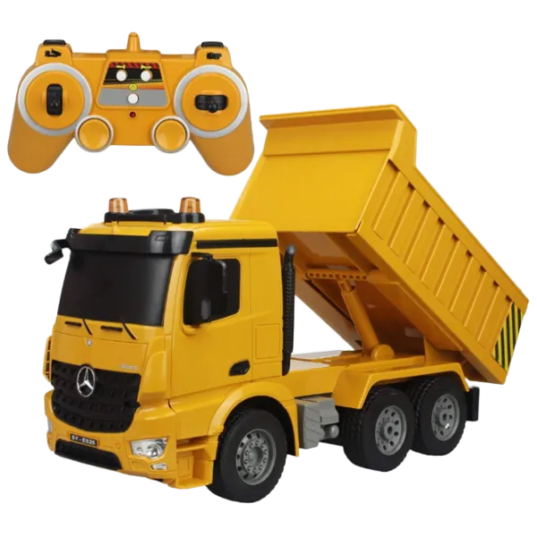 Mașină JAMARA Mercedes-Benz Arocs JA404940 5 km/h / 2.4 GHz / Black Yellow photo 5