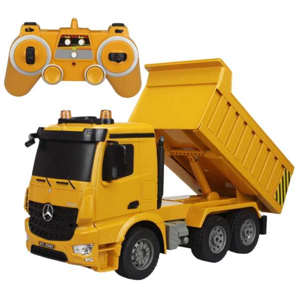 Mașină JAMARA Mercedes-Benz Arocs JA404940 5 km/h / 2.4 GHz / Black Yellow photo 5