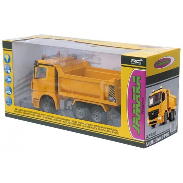 Mașină JAMARA Mercedes-Benz Arocs JA404940 5 km/h / 2.4 GHz / Black Yellow photo 6