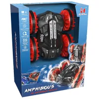 Mașină Lead Honor Amphibious Vehicle 6-way LH-C020 7 km/h / 2.4 GHz / Black Red photo 5