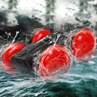 Mașină Lead Honor Amphibious Vehicle 6-way LH-C020 7 km/h / 2.4 GHz / Black Red photo 6