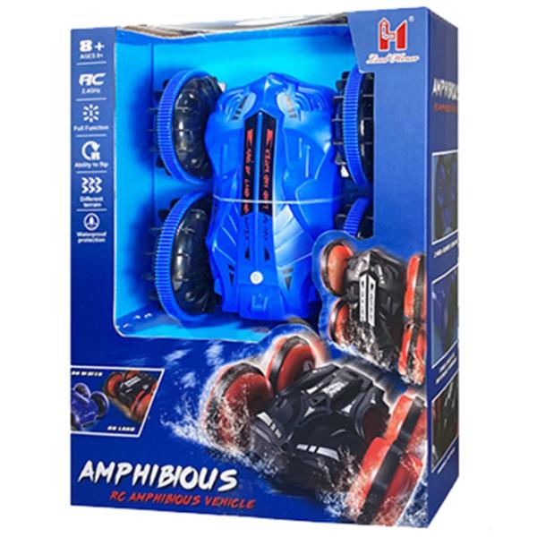 Mașină Lead Honor Amphibious Vehicle 6-way LH-C020 7 km/h / 2.4 GHz / Black Blue photo 5