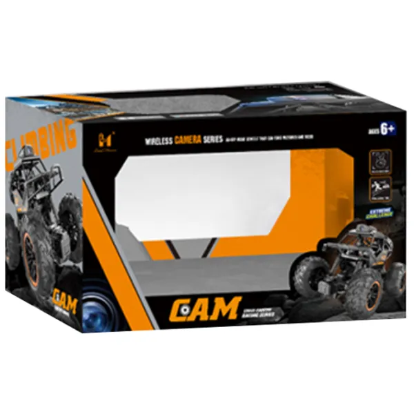 Mașină RC Camera Alloy Climbing Car LH-C023B 6 km/h / 2.4 GHz / Black Orange photo 5