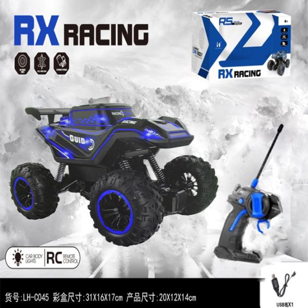 Машинка Lead Honor Four-Channel Light Climbing Car LH-C045 15 км/ч / 2.4 ГГц / Черный Синий photo 5