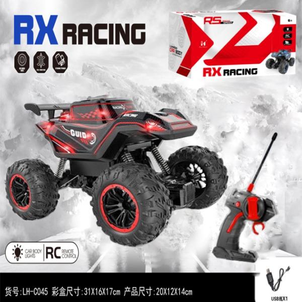 Машинка Lead Honor Four-Channel Light Climbing Car LH-C045 15 км/ч / 2.4 ГГц / Черный Красный photo 4