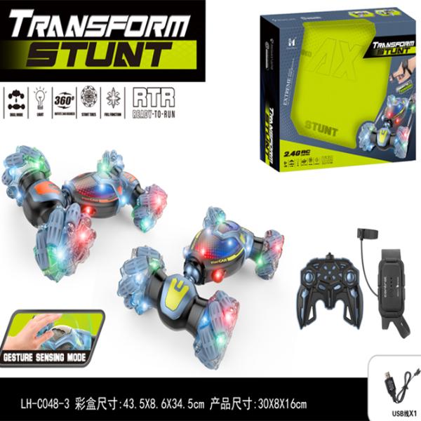 Mașină Lead Honor Sidewalk Twist LH-C048-3 15 km/h / 2.4 GHz / Black Blue photo 3