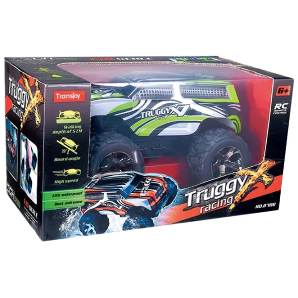 Mașină RC Truggy racing 8706 15 km/ h/ 2.4 GHz/ Gray photo 3