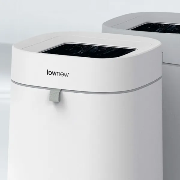Coș de gunoi Xiaomi Townew Smart Trash Can T Air 16.3 l/ Plastic/ White photo 4