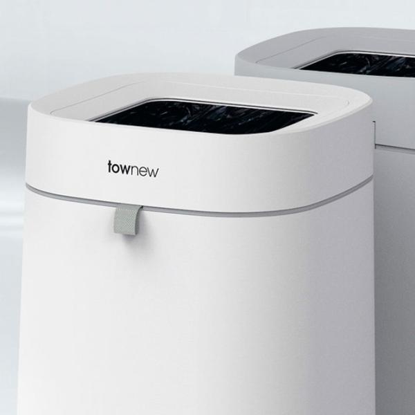 Coș de gunoi Xiaomi Townew Smart Trash Can T Air 16.3 l/ Plastic/ White photo 4