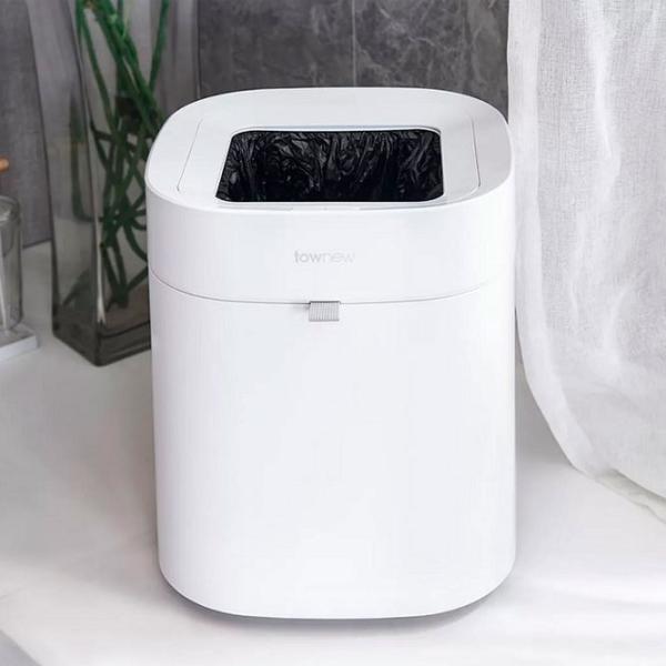 Coș de gunoi Xiaomi Townew Smart Trash Can T Air 16.3 l/ Plastic/ White photo 5