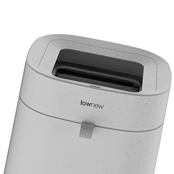 Coș de gunoi Xiaomi Townew Smart Trash Can T Air 16.3 l/ Plastic/ Light Gray photo 3