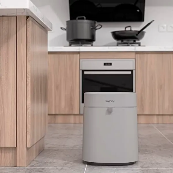 Coș de gunoi Xiaomi Townew Smart Trash Can T Air 16.3 l/ Plastic/ Light Gray photo 5