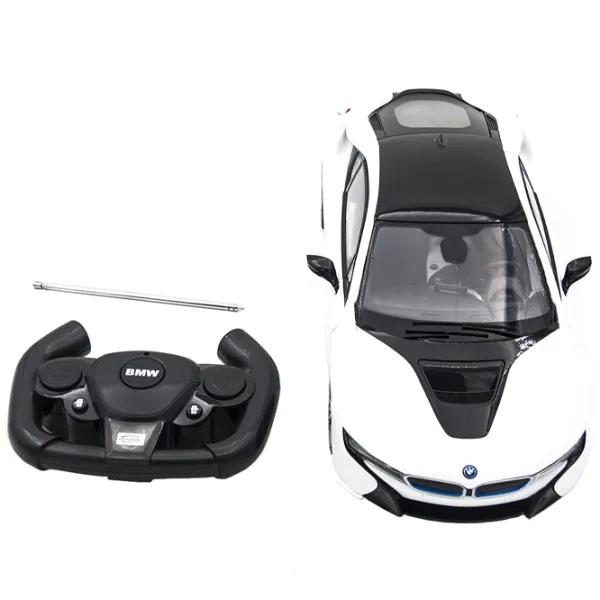 Машинка Rastar BMW i8 RAS-71000-W 10 км/ч / 2.7 ГГц / Черный Черный photo 4