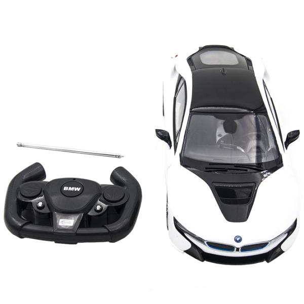 Машинка Rastar BMW i8 RAS-71000-W 10 км/ч / 2.7 ГГц / Черный Черный photo 4