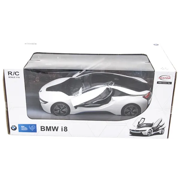 Машинка Rastar BMW i8 RAS-71000-W 10 км/ч / 2.7 ГГц / Черный Черный photo 5