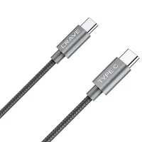 Кабель для телефона CRVBACASL101 CRAVE USB Type-C + USB Type-C 1 м/ Серый photo 4