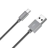 Кабель для телефона CRVBACG103 CRAVE USB Type-A + USB Type-C 1 м/ Серый photo 2