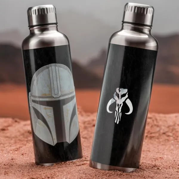 Sticlă pentru apă Fan Paladone The Mandalorian Black photo 4