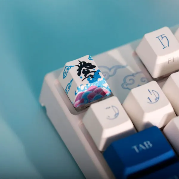 Tastatură Varmilo VEA87 Lovebirds-I Cherry MX Silent Red Multicolor Cu fir/ White photo 5