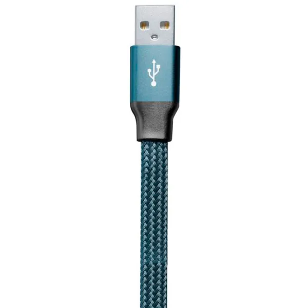 Кабель для телефона USBDATAROLMUSBB Cellularline USB Type-A + microUSB 1 м/ Синий photo 3