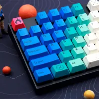 Tastatură Varmilo VEA87 Summit R2 Cherry MX Silent Red Cu fir/ Blue photo 3