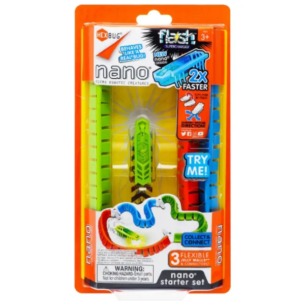 Креативный набор Hexbug Nano Flash Nano Starter Set - Int 433-7124 8+/ Разноцветный photo 3