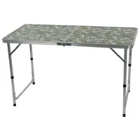 Садовый стол Royokamp Camping Table Jungle Квадратный/ Серебристый Зелёный photo 2
