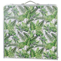 Садовый стол Royokamp Camping Table Jungle Квадратный/ Серебристый Зелёный photo 4