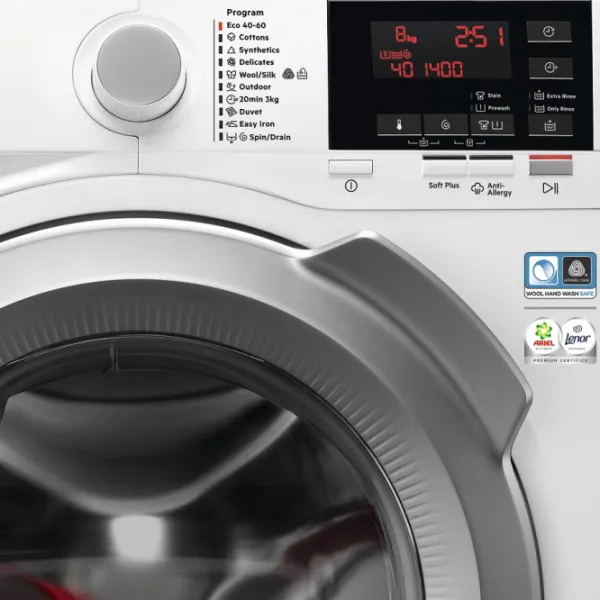 Mașină de spălat AEG L6FLG48S 8 kg / 1400 rpm / White photo 4